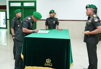 Sertijab Widyaiswara Bidang Teknik Akmil 
