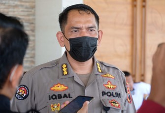 Kabid Humas Polda Jateng Kombes Pol Iqbal Alqudusy saat memberikan keterangan pers 