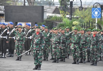 Upacara senin pertama di tahun 2023 Korem 073/Mkt