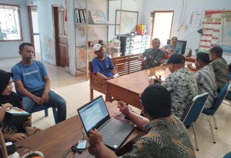 Komsos bersama aparat desa binaan 