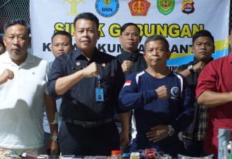 Lapas Cilegon bersama BNN Provinsi Banten Berantas Narkoba