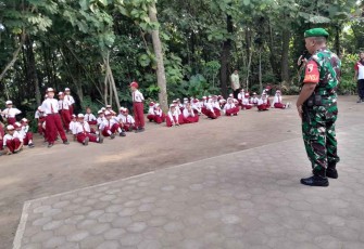 Materi Wasbang siswa sekolah dasar wilayah binaan 