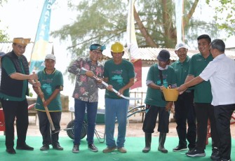Gus Halim Saat Deklarasikan Gerakan PKTD di Desa Teluk Bakau Kecamatan Bintan Kepulauan Riau, Kamis (2/2)