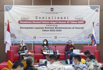 Sosialisasi Permendagri Nomer 87 Tahun 2022 di Bogor 
