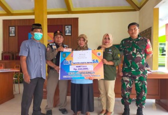 Penyaluran BLT DD wilayah desa binaan 