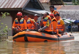 Banjir di kecamatan Kapuas Tengah