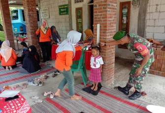 Posyandu balita wilayah desa binaan 