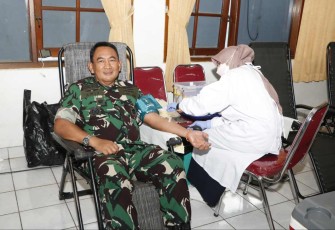 Donor darah prajurit Koharmatau 