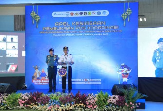 Apel Kesiagaan Pembukaan Posko Angkutan Laut 