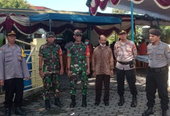 Pengamanan gereja di wilayah desa binaan 