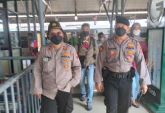 Patroli pengamanan mudik lebaran 