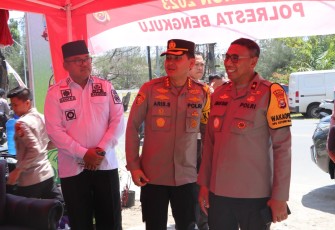 Wakapolda Bengkulu Cek Pospam Pantai Panjang