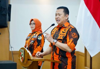 Wakil Ketua Kaderisasi & Organisasi Pemuda Pancasila Bambang Soesatyo 