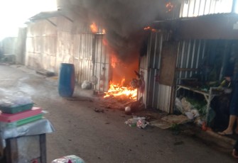 Stan relokasi pasar Batu kembali terbakar 