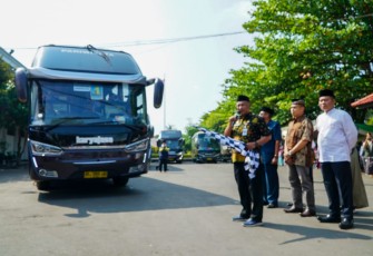 Pemberangkatan jamaah haji kloter terakhir Kabupaten Pati 