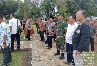 Prosesi Peresmian Pemugaran Candi Sanggrahan