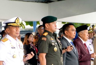 Pangkostrad Letjen TNI Maruli Simanjuntak menghadiri HUT Kolinlamil ke 62 di Jakarta, Senin (3/7)