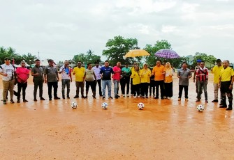 Sekda Bintan Buka Liga Sepak Bola Sebong Lagoi Cup IV Tahun 2023