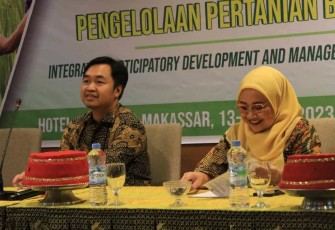 Gunawan Eko Movianto saat memberikan pelatihan IPDMIP di Makassar 