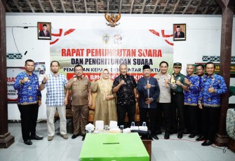 Pj Bupati Pati memantau kesiapan Pilkades PAW 