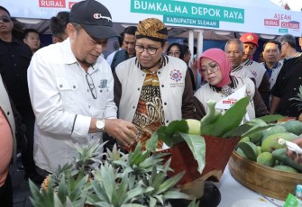 Mendes PDTT Abdul Halim Iskandar saat ASEAN Rural Culture Expo di Kabupaten Sleman Yogyakarta 