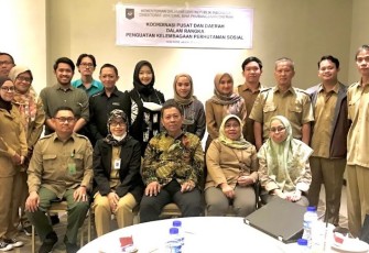 RKPD Peningkatan Kualitas SDM Papua Tengah secara virtual di Jakarta, Senin (31/7)