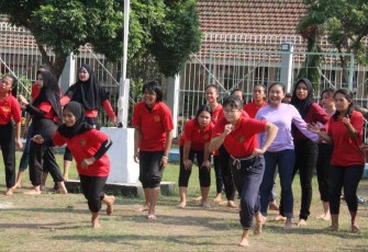 Lomba Porseni Warga Binaan Lapas Kelas II A Tangerang, Senin (14/8)