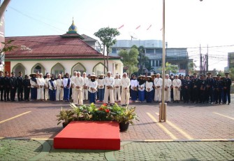 Upacara Kemerdekaan RI ke 78 di Kanwil Kemenkumham Banten, Kamis (17/8)