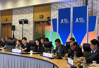 SeskemenkopUKM Arif Rahman saat Forum APEC SMEWG di AS