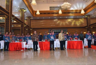 Pembukaan pekan raya Sulsel di wisma negara CPI Makassar 