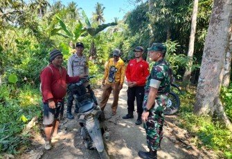 Patroli Karhutla Babinsa Koramil 12/Halong