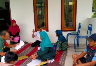 Pendataan PTSL warga wilayah desa binaan 