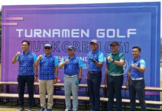 Turnamen golf Korem 061/SK di Bogor,  Kamis (7/9)