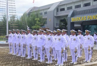 Peringatan HUT Ke-78 TNI AL di Koarmada III Sorong