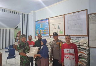 Penyaluran Bantuan Pangan Cadangan Beras Pemerintah Wilayah Binaan, Jum'at (22/9)
