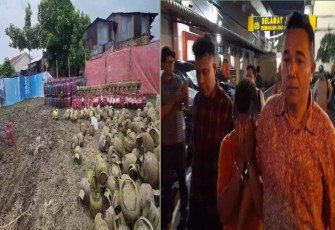 Gerebek Pengoplos Gas Subsidi Satreskrim Polrestabes Medan Amankan 1000 Tabung Gas 