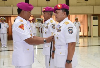 Brigjen TNI Marinir Sarjito Resmi Jabat Kapokgadik Kodiklatal 