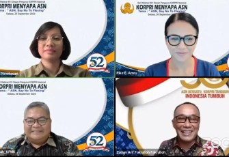 Webinar Korpri menyapa ASN