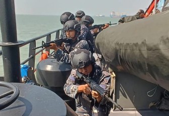 Taruna AAL Jalani Pemantapan Profesi Matra Laut On Board Unsur Satkal AAL, Rabu (27/9)