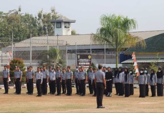 Upacara Hari Kesaktian Pancasila di Lapas Cilegon, Senin (2/10)