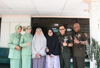 Anjangsana kunjungi warakawuri wilayah Kodim Ponorogo, Rabu (4/10)