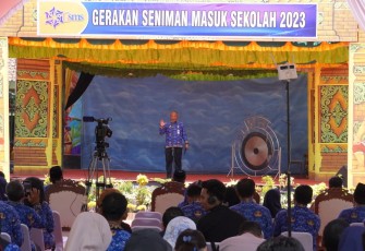 Gerakan seniman masuk sekolahan di Pati