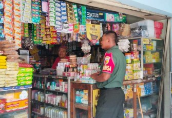 Blusukan pasar tradisional pantau harga wilayah desa binaan 