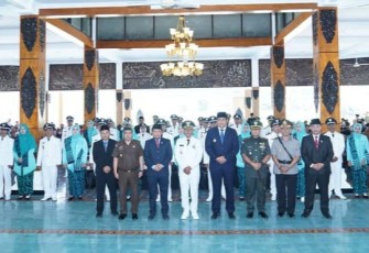 Pelantikan Kades Terpilih di Pendopo Kab. Pacitan, Kamis (19/10)