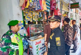 Razia Gabungan Barang Kena Cukai Wilayah Kodim Madiun, Jum'at (20/10)