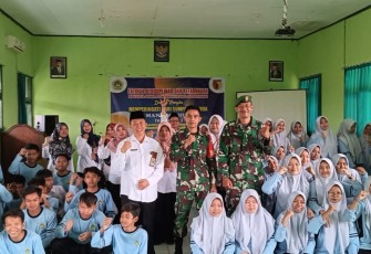 Program Babinsa Masuk Sekolah Kodim 0803/Madiun, Jum'at (27/10)