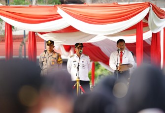 Pj Bupati Pati memimpin apel siaga pengawas kampanye Pemilu