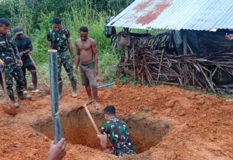 Bantu gali kubur di perbatasan 