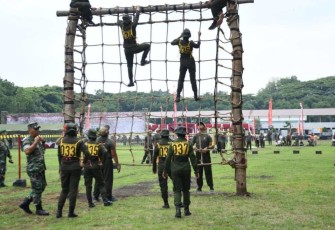 Lomba Ketangkasan Menwa di Kota Malang, Jum'at (24/11)