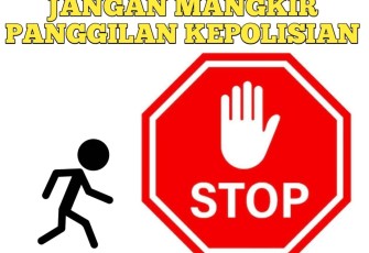 Ilustrasi mangkir pemanggilan kepolisian 